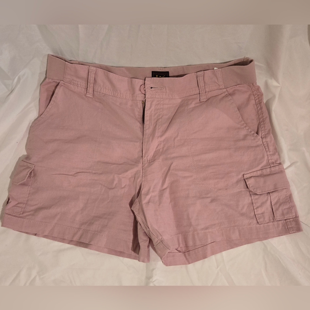 Women's Dusty Pink Cargo Shorts